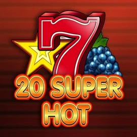 20 Super Hot slot logo by Amusnet Interactive at Spingenie Casino