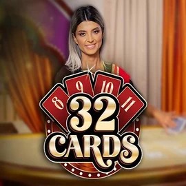 32 Cards slot logo by Ezugi at Spingenie Casino