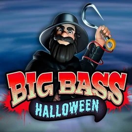 Big Bass Halloween logo by Pragmatic Play at Spingenie CasinoBig Bass Halloween