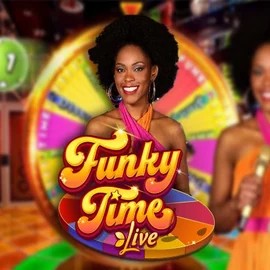Funky Time casino game by Evolution – featured logo at Spingenie Casino