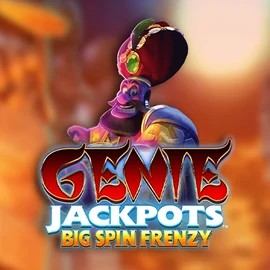 Genie Jackpots: Big Spin Frenzy slot visual from Blueprint Gaming available on spingeniecasinos.es