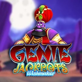 Genie Jackpots Wishmaker slot logo by Blueprint Gaming at Spingenie CasinoGenie Jackpots Wishmaker
