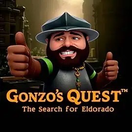 Gonzo's Quest slot logo by NetEnt at Spingenie CasinoGonzo's Quest