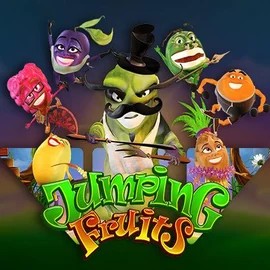 Jumping Fruits logo by Wazdan Spingenie Casino