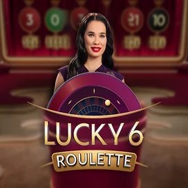 Lucky 6 Roulette game by Pragmatic Play – logo hosted on Spingenie Casino