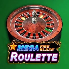 Mega Fire Blaze Roulette online game logo by Playtech on spingeniecasinos.es