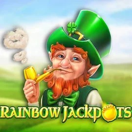 Rainbow Jackpots online game logo by Red Tiger Gaming on spingeniecasinos.es