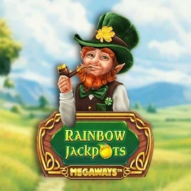 Rainbow Jackpots Megaways logo – Jackpots by Red Tiger Gaming at Spingenie Casino
