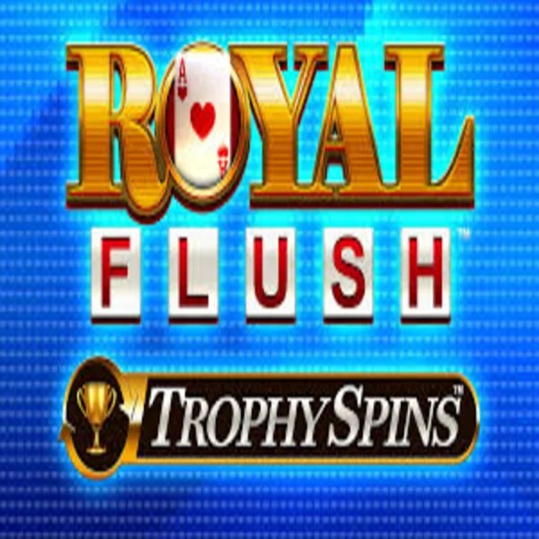 Royal Flush Trophy Spins logo by Greentube at Spingenie Casino