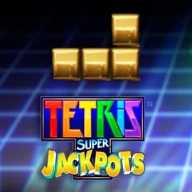 Jackpots logo of Tetris Super Jackpots from WMS at Spingenie Casino