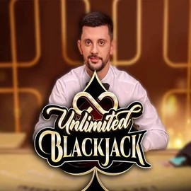 Official Live Casino logo: Unlimited Blackjack by Ezugi at Spingenie Casino